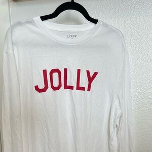 NWT Men’s Sz Large J.Crew Long sleeved Christmas T-shirt